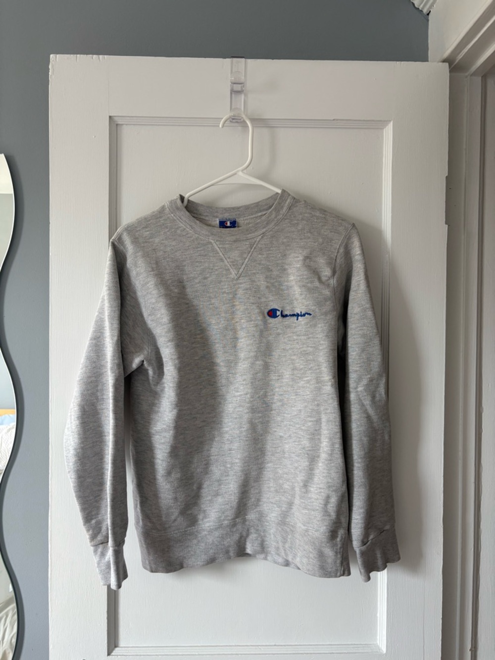 Vintage Champion Classic Crewneck Sweatshirt - Grey